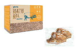 Snackys Orejas de Cerdo Secas para Perros, 20 Bolsas de 2 Unidades, Fuente Natural de Colágeno, Crujientes y Horneadas
