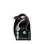 Flexi New Comfort Correa Extensible Negra con Cinta de 3m Talla XS