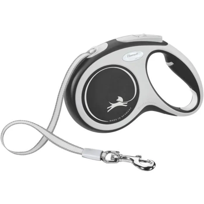 Flexi Flexi Comfort Correa Extensible de Cinta Negra 5m para hasta 25 kg Flexi Flexi Comfort Correa Extensible de Cinta Negra 5m para hasta 25 kg