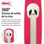 Flexi Flexi Comfort Correa Extensible de Cinta, 5m, Rojo, Talla M
