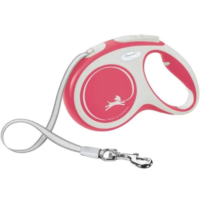 Flexi Flexi Comfort Correa Extensible de Cinta, 5m, Rojo, Talla M