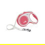 Flexi Cinta Correa Paseo Mascota Rojo 5 m 25 kg - Con Control, Sistema Iluminación LED y Multi Box, Comfort