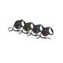 Flexi Black Design Rosa con Cinta de 5m Talla L hasta 50kg