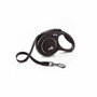 Flexi Correa extensible classic negra, cinta 5 m, L