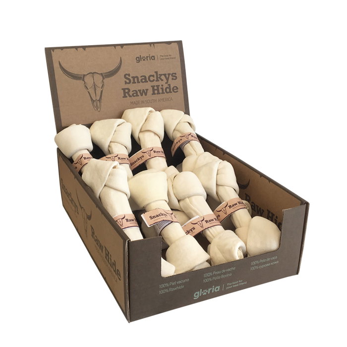 Snackys Masticable Nudos para Perro 20-23 cm 12Unidades Piel de Vacuno Snackys Masticable Nudos para Perro 20-23 cm 12Unidades Piel de Vacuno