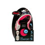 Flexi New Confort Correa Extensible de Cinta, 5m, Rojo, hasta 15kg