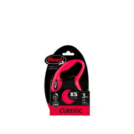 Flexi Classic Correa Extensible de Cinta XS Rojo 3m 12kg