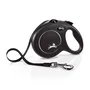 Flexi Classic Correa Extensible de Cinta S Negra 5m