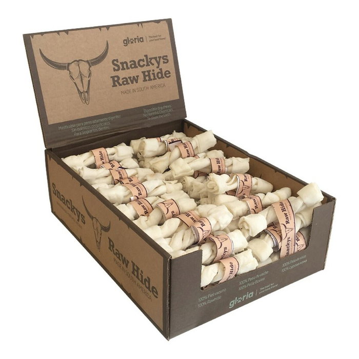 Snackys Twin Stick Masticable Rawhide 1,8x12,5cm (100 unidades) de Ternera