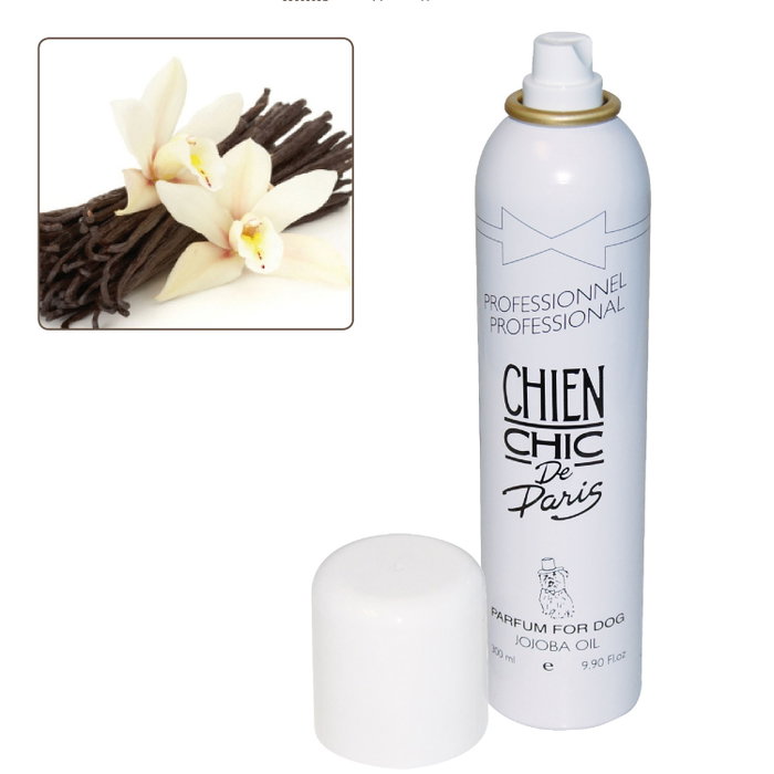 Chien Chic De Paris Professionnel Parfum For Dog Aceite de Jojoba Vainilla 300 ml Chien Chic De Paris Professionnel Parfum For Dog Aceite de Jojoba Vainilla 300 ml