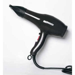 Perfect Beauty Secador Pluma Black Profesional Ligero Potente Motor DC 1800-2000W 360gr Cable 3m Caudal Aire 16m/seg