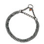 Hs Sprenger Collar Doble 2 mm X 60 cm Acero Inoxidable Negro