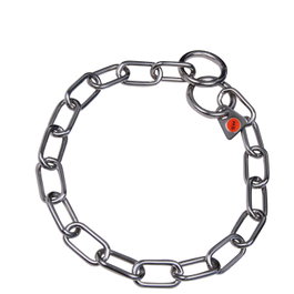 Collar Eslabon Semi-Largo 3 mm*50 cm Acero Inoxid. (Set de 10)