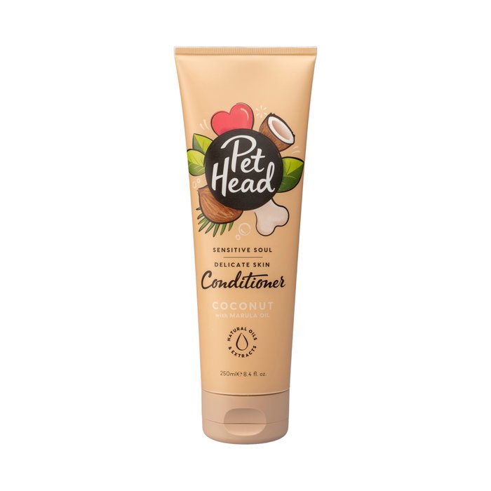Pet Head Acondicionador Sensitive Soul para Piel Delicada con Avena y Aceite de Marula 250ml