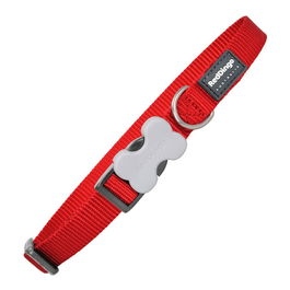 Red Dingo Collar Perro Liso Rojo 20 mm X 31-47 cm Nylon