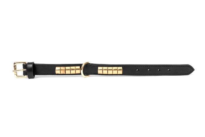 Gloria Collar Duna 45 x 2.5 cm Piel Negro