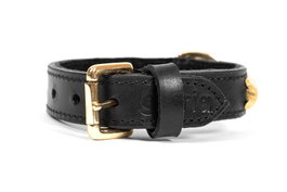 Gloria Collar Duna 45 x 2.5 cm Piel Negro