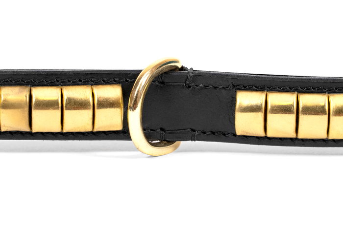 Gloria Collar Duna 45 x 2.5 cm Piel Negro