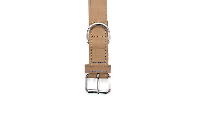 Gloria Collar Oasis 60 cm X 30 mm Blanco Piel Nobuck Gloria Collar Oasis 60 cm X 30 mm Blanco Piel Nobuck