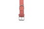 Gloria Collar Oasis 60 cm X 30 mm Rosa Piel Nobuck Doble Capa Costura Reforzada