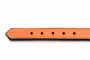 Gloria Collar de Piel Acolchado Naranja 30cm x 15mm