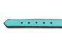 Gloria Collar de Piel Acolchado Turquesa 30cm x 15mm