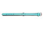 Gloria Collar de Piel Acolchado Turquesa 30cm x 15mm