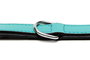 Gloria Collar de Piel Acolchado Turquesa 30cm x 15mm