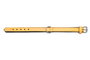 Gloria Collar Piel Acolchado 35 cm X 15 mm Amarillo Suave Triple Capa para Perro