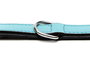 Gloria Collar de Piel Acolchado Azul 35cm x 15mm