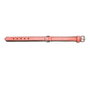 Gloria Collar de Piel Acolchado Coral 40cm x 20mm