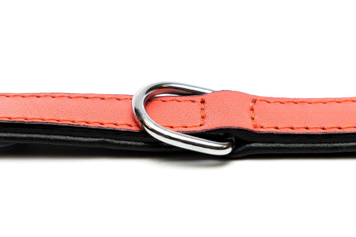 Gloria Collar de Piel Acolchado Coral 40cm x 20mm