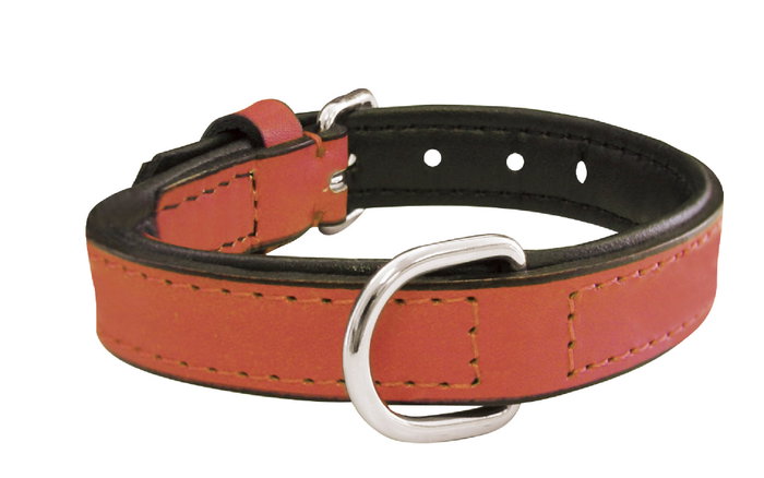Gloria Collar de Piel Acolchado Coral 40cm x 20mm