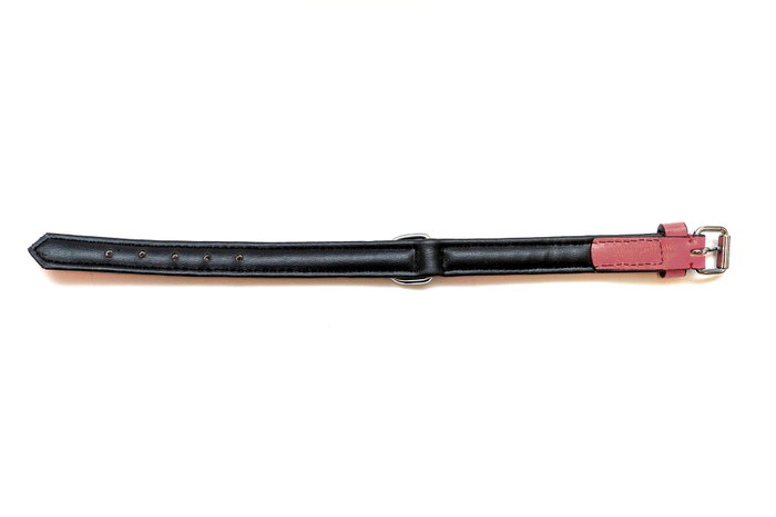 Gloria Collar de Piel Acolchado Coral 40cm x 20mm