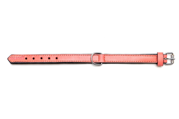 Gloria Collar de Piel Acolchado Coral 40cm x 20mm