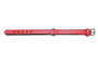 Gloria Collar de Piel Acolchado Rojo 40cm x 20mm