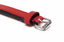 Gloria Collar de Piel Acolchado Rojo 40cm x 20mm