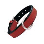 Gloria Collar de Piel Acolchado Rojo 40cm x 20mm