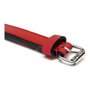 Gloria Collar de Piel Acolchado Rojo 50cm x 25mm