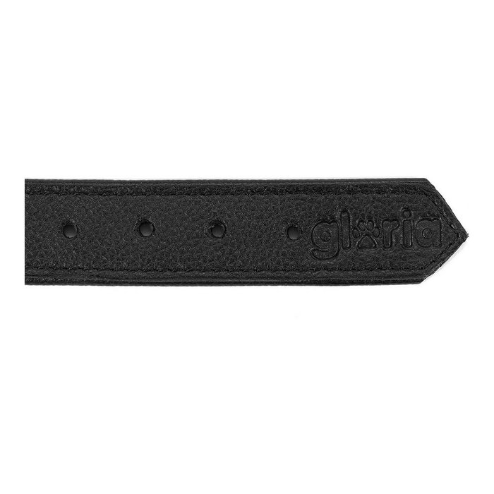 Gloria Collar Piel Drymilled 45cm Negro