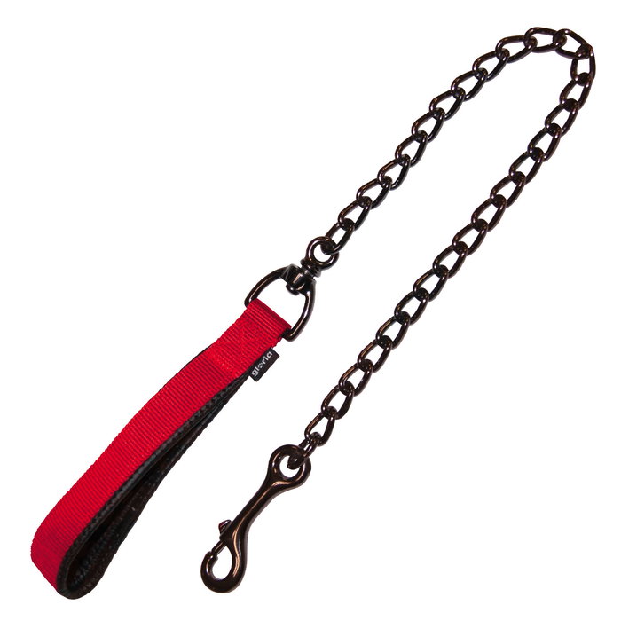 Gloria Correa de Cadena Classic Negra para Perro 3 mm * 120 cm Rojo Gloria Correa de Cadena Classic Negra para Perro 3 mm * 120 cm Rojo
