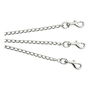 Gloria Acople Cadena para 3 Perros - 2 mm x 25 cm en Acero Cromado
