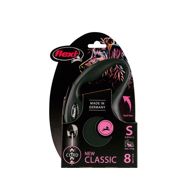 Flexi Classic S Cordon Negra de 8m