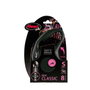 Flexi Classic S Cordon Negra de 8m