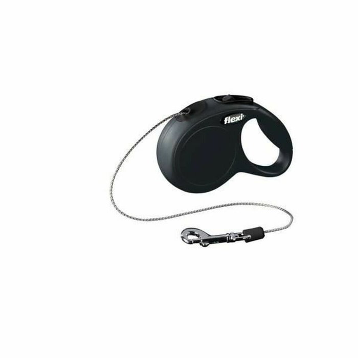 Flexi Classic S Cordon Negro 8m para hasta 12kg
