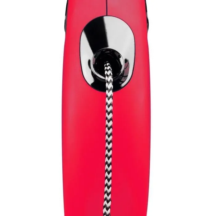 Flexi Classic Cordon Correa Extensible Roja 5m para hasta 12kg