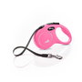 Flexi New Classic Correa Extensible de Cinta Rosa, 5m, Talla S