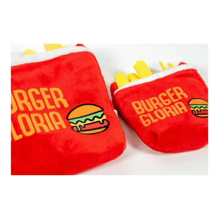 Peluche para perros Gloria Rojo Poliéster Polipropileno Patatas Fritas Peluche para perros Gloria Rojo Poliéster Polipropileno Patatas Fritas