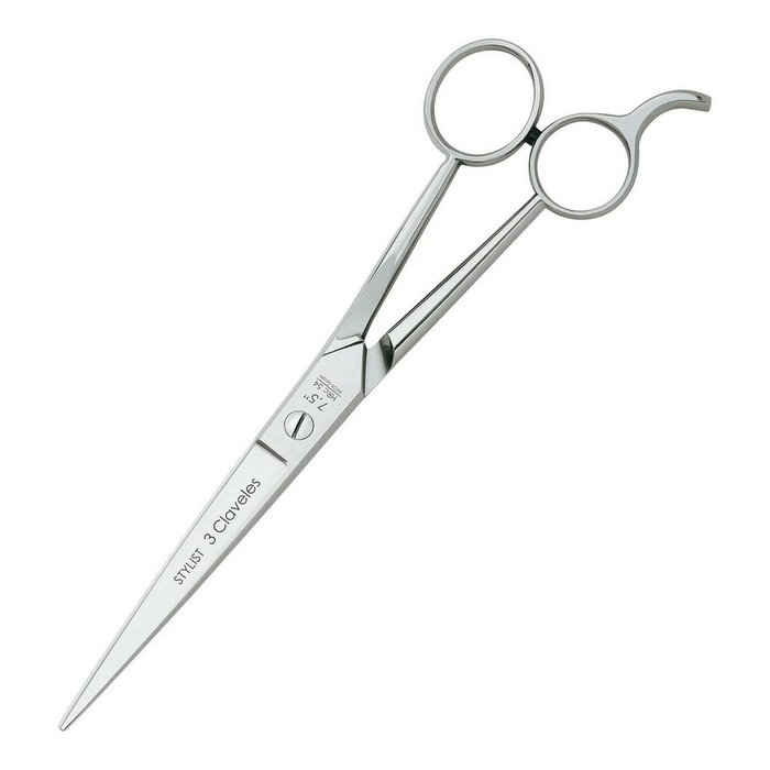 Tres Claveles Tijera Peluquería Ultra 7.5 pulg. Filo Microdentado Tres Claveles Tijera Peluquería Ultra 7.5 pulg. Filo Microdentado
