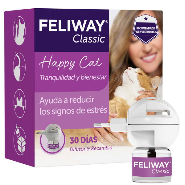 Feliway Classic Difusor Eléctrico + Recambio 48ml Feliway Classic Difusor Eléctrico + Recambio 48ml